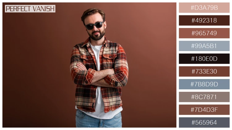 スタイリッシュな男性モデルの無料配色パターン 10色 フリー brutal hipster handsome