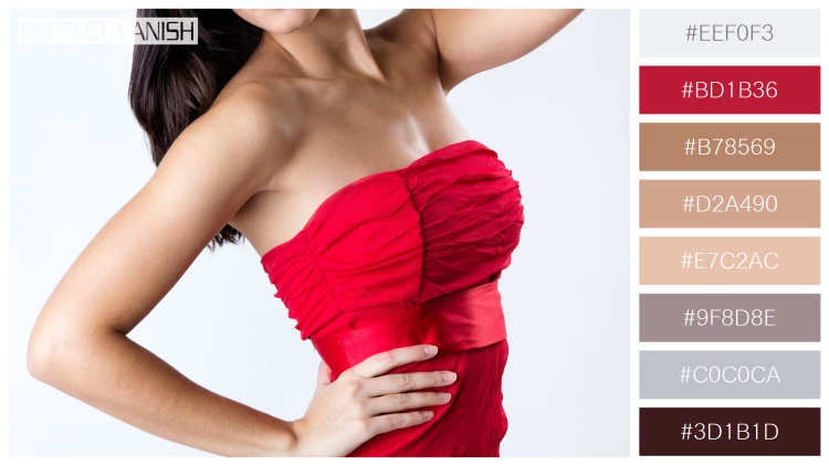 ファッショナブルな女性モデルの無料配色パターン 8色 フリー clothing dress fashionable