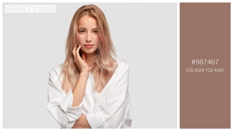 ファッショナブルな女性モデルの無料配色パターン 1色 フリー monochrome beauty concept