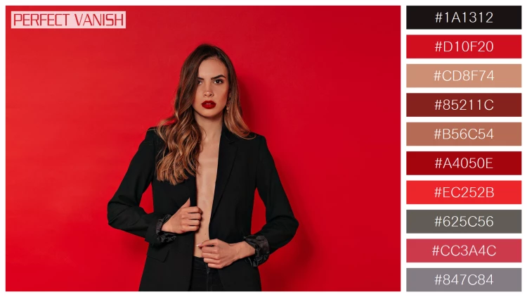 ファッショナブルな女性モデルの無料配色パターン 10色 フリー studio portrait spectacular