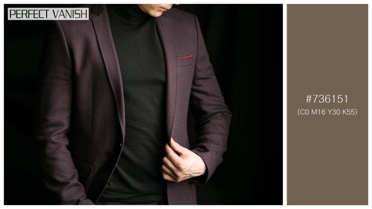 スタイリッシュな男性モデルの無料配色パターン 1色 フリー man suit