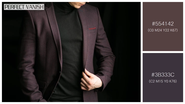 スタイリッシュな男性モデルの無料配色パターン 2色 フリー man suit