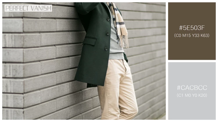 スタイリッシュな男性モデルの無料配色パターン 2色 フリー man jacket with