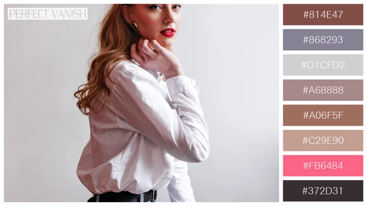 ファッショナブルな女性モデルの無料配色パターン 8色 フリー sensual woman jeans