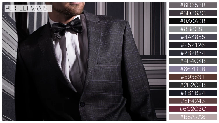 スタイリッシュな男性モデルの無料配色パターン 15色 フリー handsome man suit