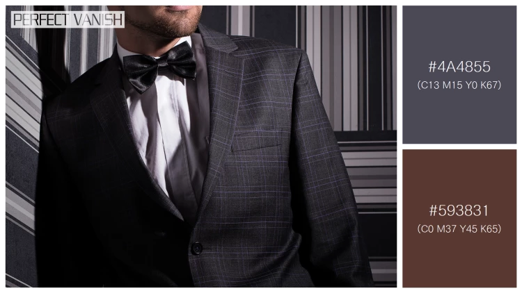 スタイリッシュな男性モデルの無料配色パターン 2色 フリー handsome man suit