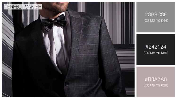 スタイリッシュな男性モデルの無料配色パターン 3色 フリー handsome man suit