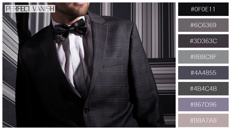 スタイリッシュな男性モデルの無料配色パターン 8色 フリー handsome man suit