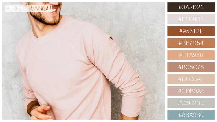 スタイリッシュな男性モデルの無料配色パターン 10色 フリー portrait handsome smiling