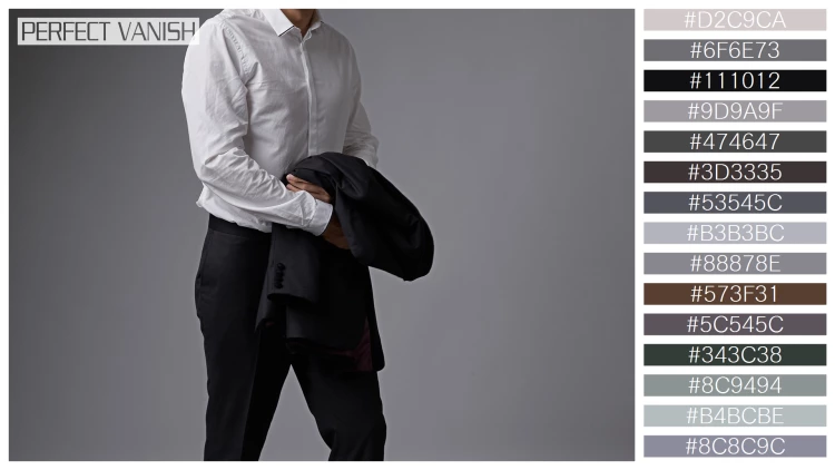 スタイリッシュな男性モデルの無料配色パターン 15色 フリー businessman portrait demonstrating