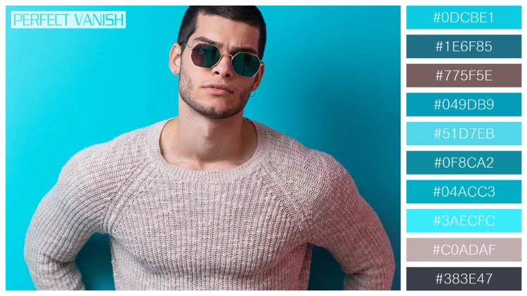 スタイリッシュな男性モデルの無料配色パターン 10色 フリー man wearing sunglasses