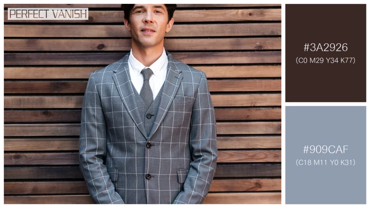 スタイリッシュな男性モデルの無料配色パターン 2色 フリー handsome businessman suit