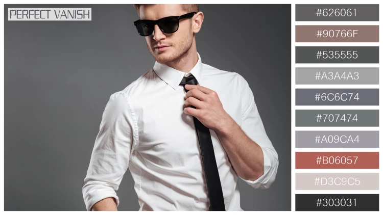 スタイリッシュな男性モデルの無料配色パターン 10色 フリー handsome man sunglasses