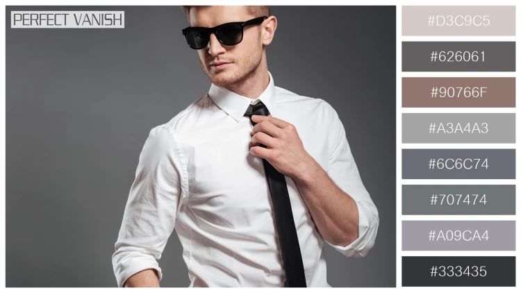 スタイリッシュな男性モデルの無料配色パターン 8色 フリー handsome man sunglasses