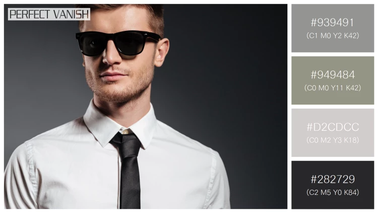 スタイリッシュな男性モデルの無料配色パターン 4色 フリー handsome man sunglasses