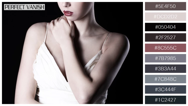 ファッショナブルな女性モデルの無料配色パターン 10色 フリー beautiful woman white
