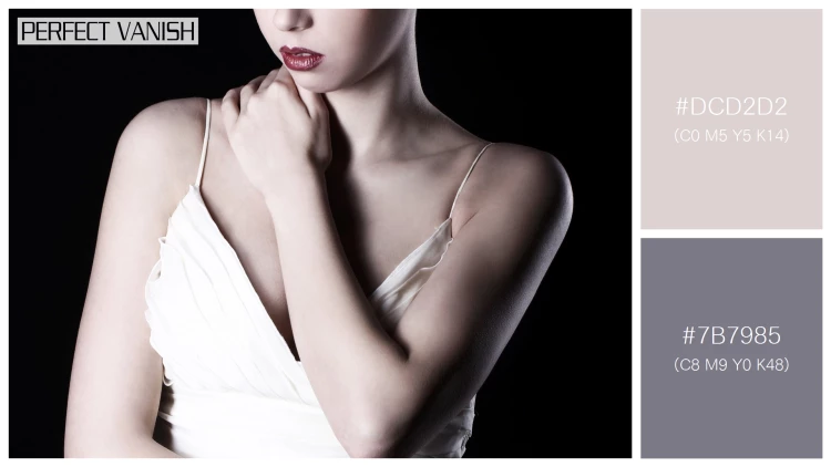 ファッショナブルな女性モデルの無料配色パターン 2色 フリー beautiful woman white