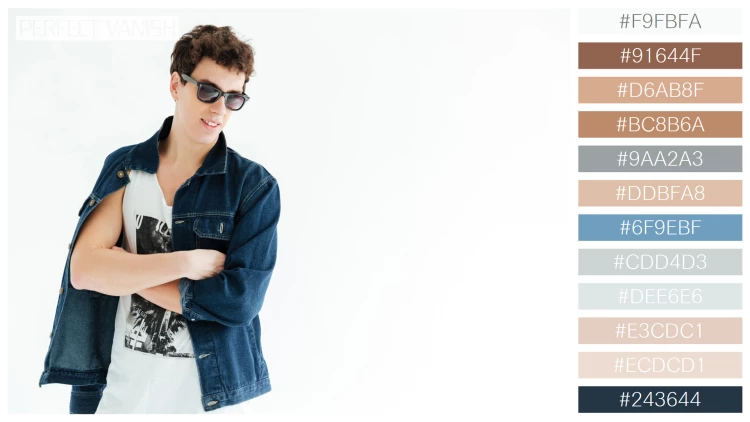 スタイリッシュな男性モデルの無料配色パターン 12色 フリー hipster sunglasses posing