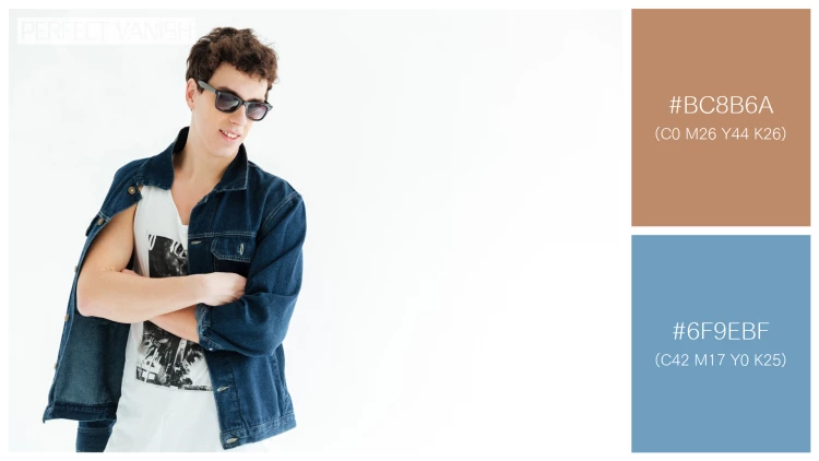スタイリッシュな男性モデルの無料配色パターン 2色 フリー hipster sunglasses posing
