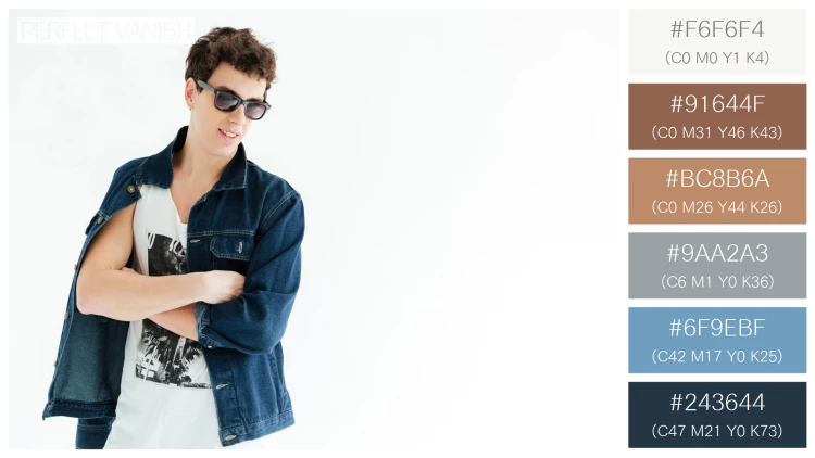 スタイリッシュな男性モデルの無料配色パターン 6色 フリー hipster sunglasses posing