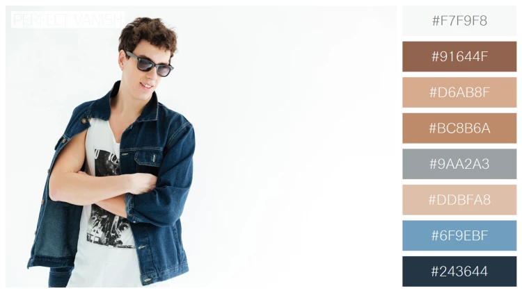 スタイリッシュな男性モデルの無料配色パターン 8色 フリー hipster sunglasses posing