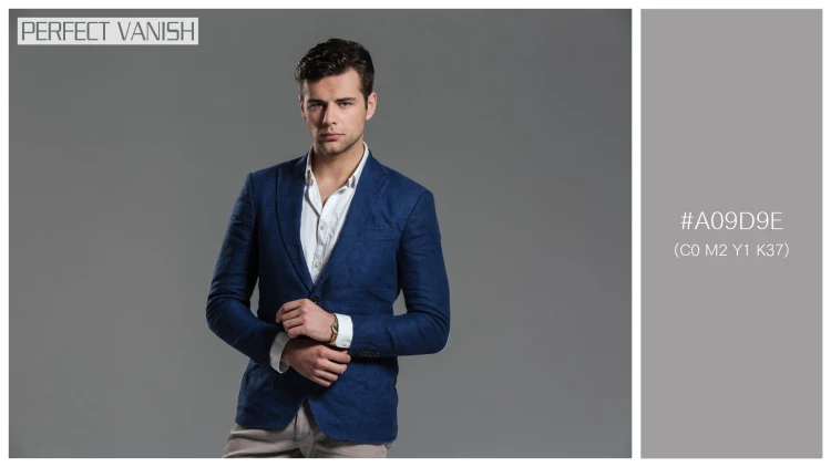 スタイリッシュな男性モデルの無料配色パターン 1色 フリー portrait confident handsome