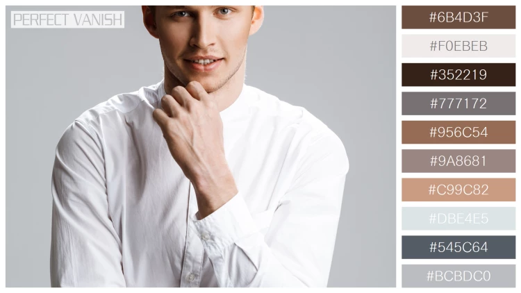 スタイリッシュな男性モデルの無料配色パターン 10色 フリー picture attractive caucasian