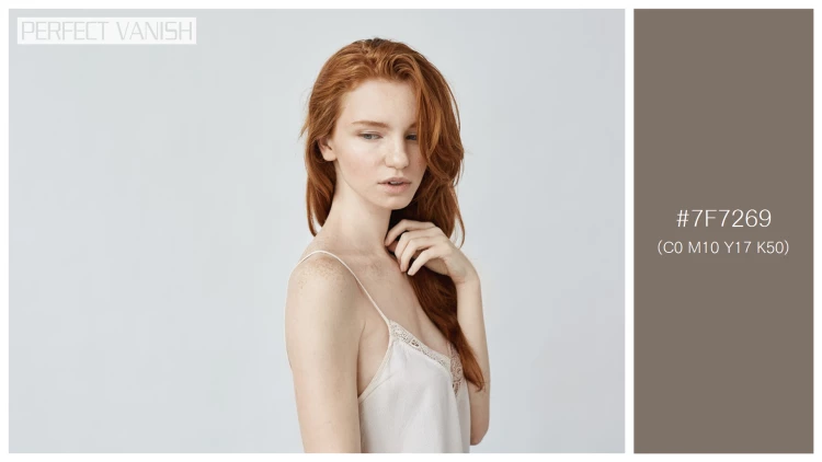 ファッショナブルな女性モデルの無料配色パターン 1色 フリー young redhead woman