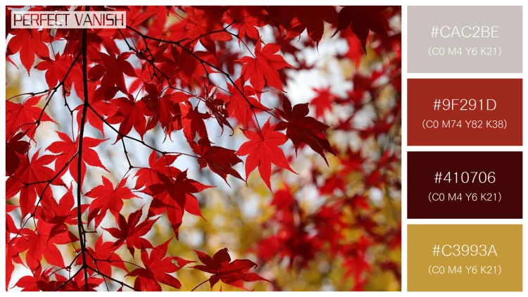 【コピペOK】秋の植物の配色見本100選！【決定版】