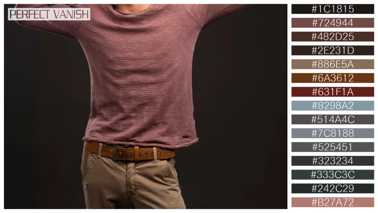 【デザイナー必見】スタイリッシュな男性モデルの15色の配色組み合わせ100選！【無料】