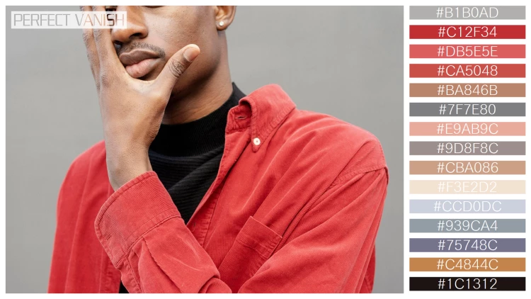 【デザイナー必見】スタイリッシュな男性モデルの15色の配色組み合わせ100選！【無料】