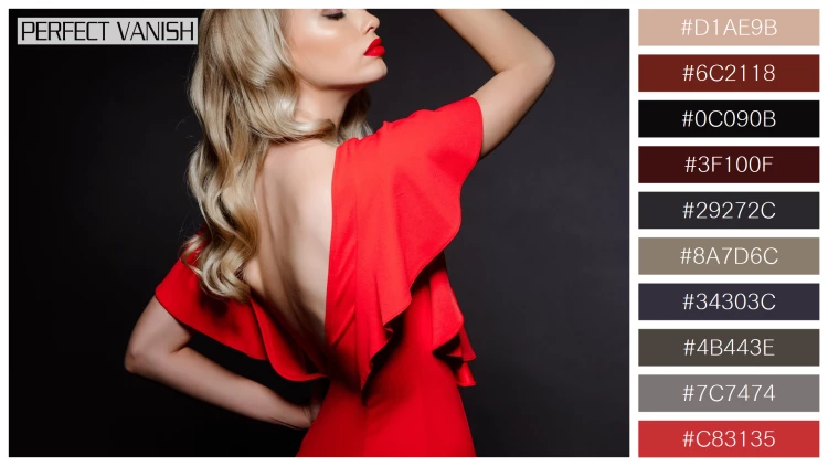 【デザイナー必見】ファッショナブルな女性モデルの10色の配色組み合わせ100選！【無料】