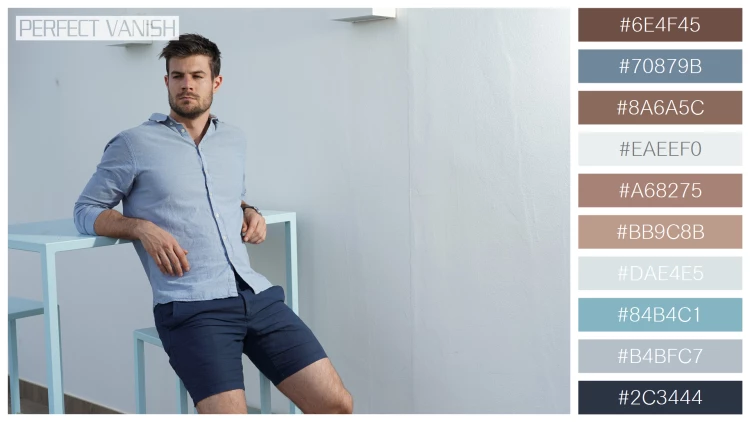 【デザイナー必見】スタイリッシュな男性モデルの10色の配色組み合わせ100選！【無料】
