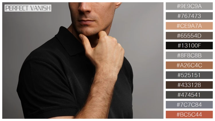 【デザイナー必見】スタイリッシュな男性モデルの12色の配色組み合わせ100選！【無料】